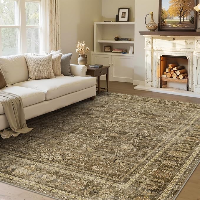 HelloTree Washable Rugs 5x7 Area Rug by HelloTree