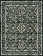 WITSHOCK Living Room Area Rugs 5x7: Soft Non-Slip Backing Washable Rugs Vintage - Image 7