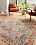 Loloi Jocelyn Collection JOC-01 Sand/Multi 7'-10" x 10' .38" Thick Area Rug by Loloi