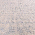Hand-Tufted 100% Wool Pile Area Rug – Geometric Textured Grid Check Pattern – - Image 4