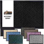 GORILLA GRIP 100% Waterproof All-Season WeatherMax Doormat US Designed Natural by GorillaGrip