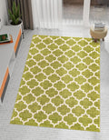 Rugs.com Lattice Collection Rug – 10x13 Light Green Medium-Pile Rug Perfect by Rugscom