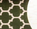 Rugs.com Lattice Collection Rug – 6 Ft Round Dark Green Medium Rug Perfect - Image 8