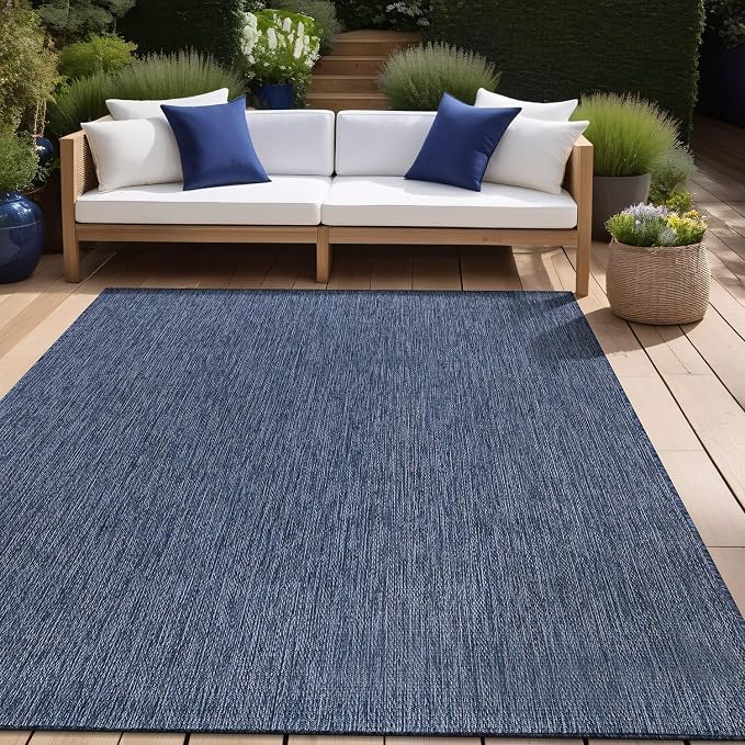Beverly Rug Indoor Outdoor Rug 8x10, Washable Outside Carpet - Image 6