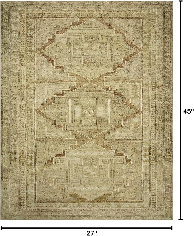 Loloi Magnolia Home by Joanna Gaines Sinclair Collection SIN-02 Khaki/Tobacco - Image 2