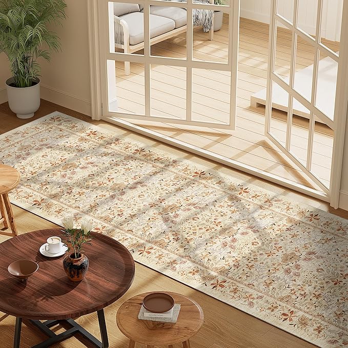 DOKINO 2x10 Runner Rug for Hallway, Vintage Washable Long Kitchen Rug - Image 6