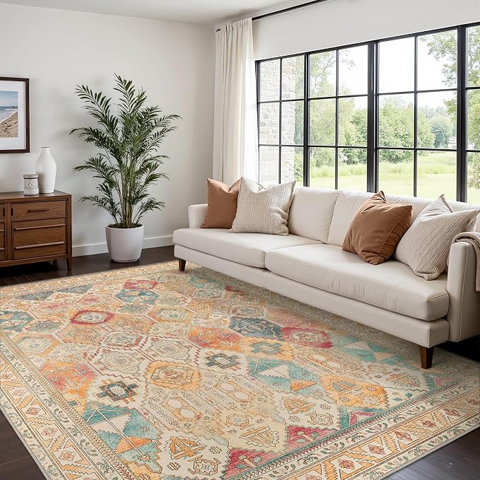 Bavni Washable Rug 5x7 Area Rug by BAVNI