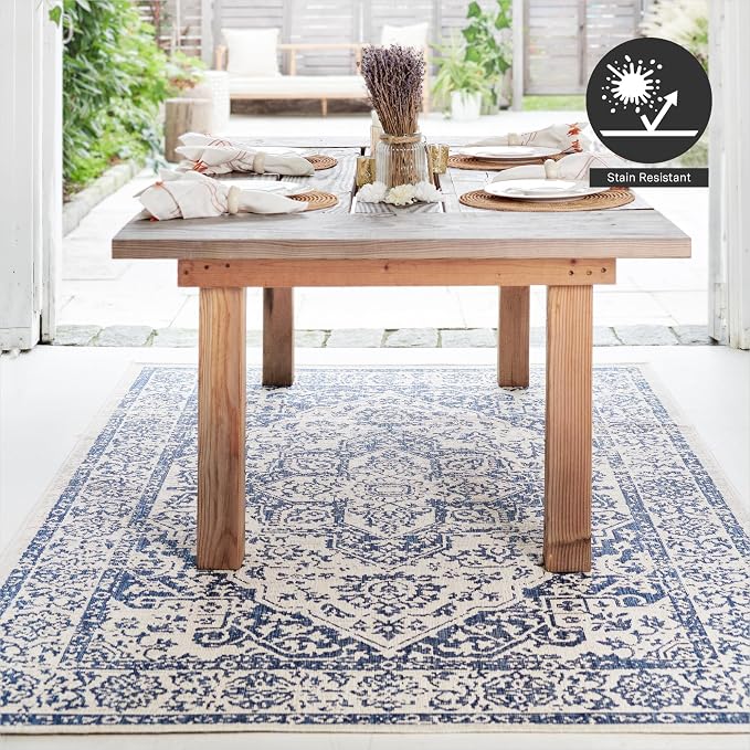 FH Home Flat Woven Outdoor Rug - Image 7