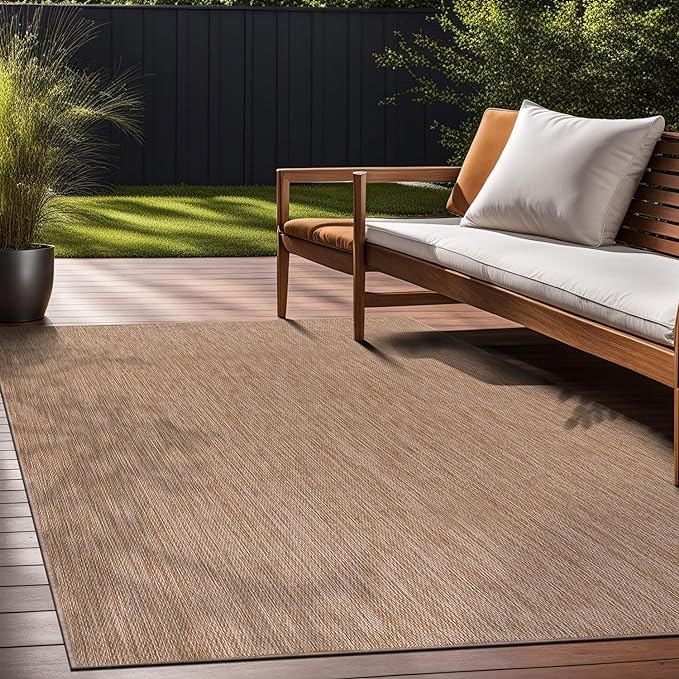 Beverly Rug Indoor Outdoor Rug 8x10, Washable Outside Carpet - Image 7