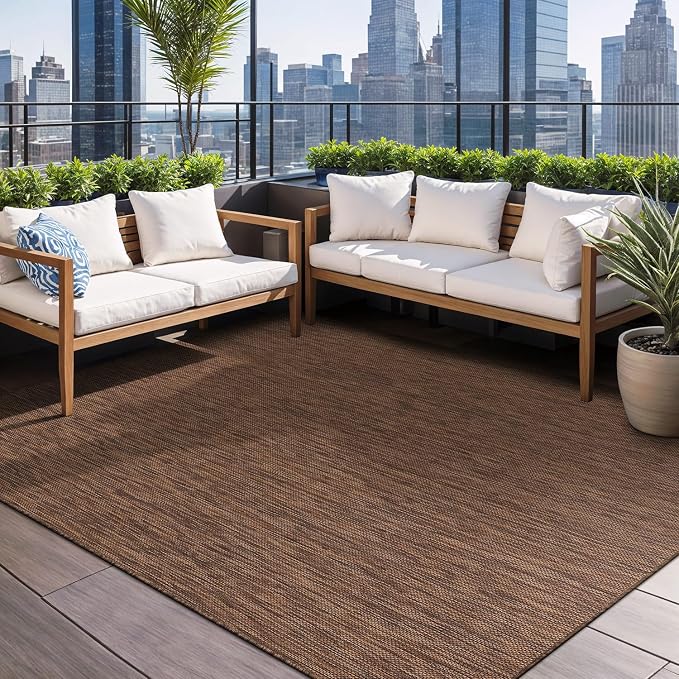 Beverly Rug Indoor Outdoor Rug 6x9, Washable Outside Carpet - Image 8
