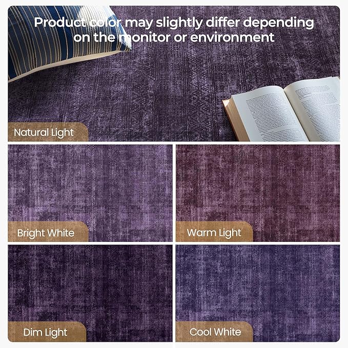 Kokia Abstract Area Rugs 9x12 Bedroom Washable Decor Low Pile Non-Slip - Image 2