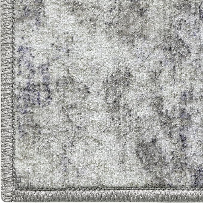 DEXI 10x14 Area Rug for Living Room, Modern Abstract Thin Washable Rug Indoor - Image 5