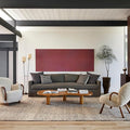 Rugs USA Melrose Brown/Ivory, Wool & Cotton, Soft and Cozy, High Traffic by RugsUSA