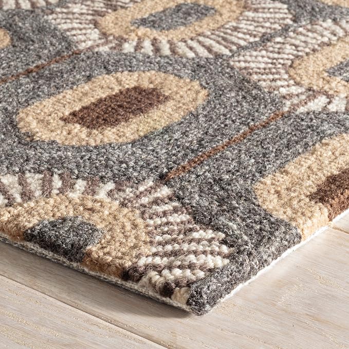 Dash & Albert Stowe Hand Micro Hooked Wool Rug, 2.5 X 8 Feet - Image 5