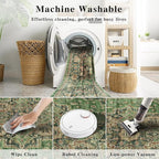 4x6 Area Rug for Bedroom Machine Washable Low Pile Vintage Distressed Rugs - Image 6