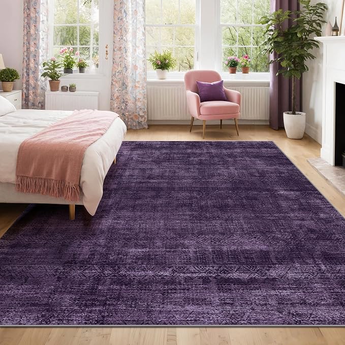 Kokia Abstract Area Rugs 9x12 Bedroom Washable Decor Low Pile Non-Slip - Image 7