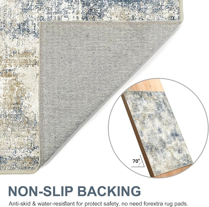 Bavni 8x10 Area Rugs Machine Washable Rug - Image 7