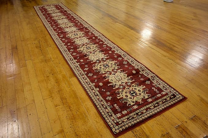 Unique Loom Taftan Collection Border Geometric Tribal Inspired Design Area Rug - Image 11