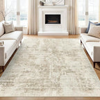 10x14 Area Rugs for Living Room, Non Slip Machine Washable Vintage Carpets by Soalmost