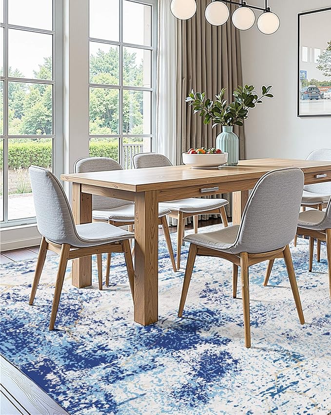 VEVOR 5 x 7 ft Area Rug Large Washable Rug Non-Slip and Tear-Resistant Soft - Image 5