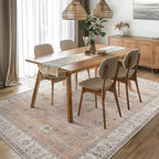 GENIMO 5x7 Area Rugs for Living Room, Machine Washable Non Slip Vintage Retro - Image 2