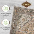 Washable Runner Rug 2x6 | Non Slip Rug Runners - Image 4
