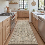 Bavni2'6''x8 Rug Runners for Hallways, Washable Runner Rug Non Slip, Vintage by BAVNI