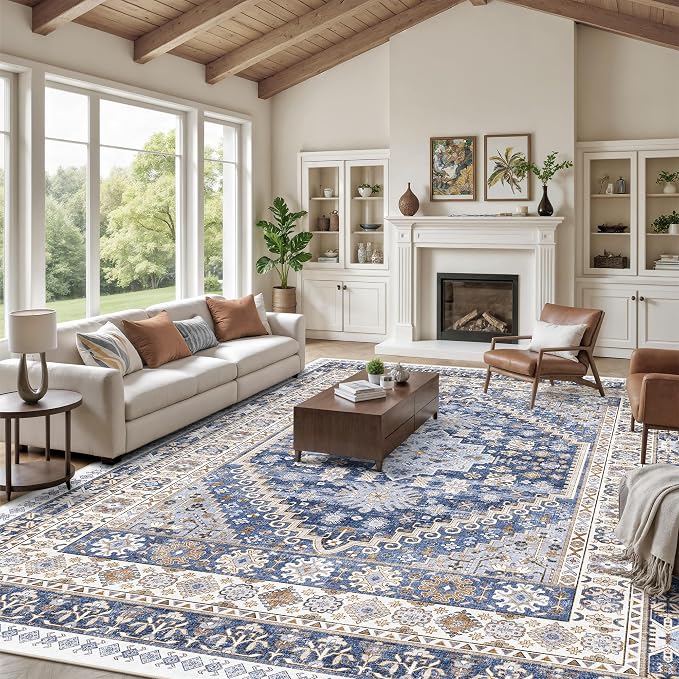 zesthome 12x15 Area Rugs, Large Washable Rug, Ultra-Thin Stain Resistant Rugs - Image 3
