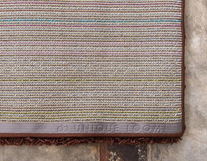 Unique Loom Solid Shag Collection Area Rug - Image 9