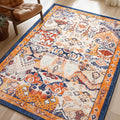Phantoscope Washable Area Rug 3'x5' Non-Slip, Vintage Boho Rugs by Phantoscope