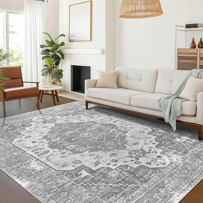 vivorug 4x6 Area Rugs, Stain Resistant Washable Rug by vivorug