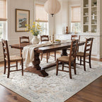 GENIMO 6x9 Area Rugs for Living Room, Machine Washable Non Slip Vintage Rugs - Image 3