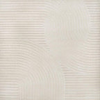 JONATHAN Y Hallie High-Low Curve Ivory/Cream 6x6 Square Indoor/Outdoor Area Rug - Image 9