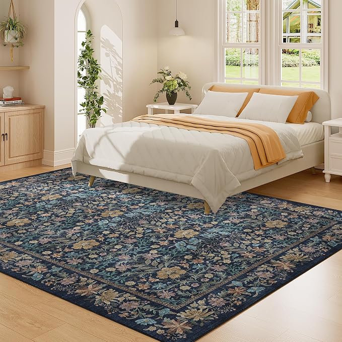 DUKINO 6x9 Rugs for Living Room, Vintage Washable Rug - Image 2