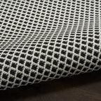 Nourison Home Courtyard Black White 5' x 7' Area Rug - Image 9