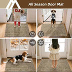 COSY HOMEER-Dirt-Trapper-Door-Mat 32"x48" Non-Slip Entryway Rugs Washable - Image 9