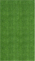 Ottomanson Artificial Grass Turf 5'3" x 8'2" Indoor Outdoor Faux Grass Rug - Image 7