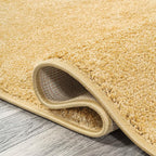 Eyely UES100B-6OV Supersoft Haze Solid Low-Pile Indoor Area Rug, Minimalist - Image 4