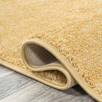 JONATHAN Y Haze Solid Low-Pile Mustard Indoor Area Rug 12x15, Minimalist - Image 4