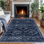 KILOCOCO Area Rug 4'x6' Entryway Rug Washable Bedroom Rugs Non Slip Printed by Kilococo