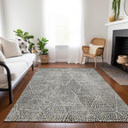 Addison Rugs Chantille ACN591 Gray 8' x 10' Indoor Outdoor Area Rug, Easy Clean - Image 6