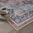 Fame Rugs Turkish Rug. Washable Vintage Oriental Antique Inspired Traditional - Image 8
