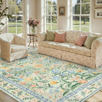Lahome Machine Washable Area Rugs 8x10 Non Slip, Soft Boho Living Room Rugs by Lahome