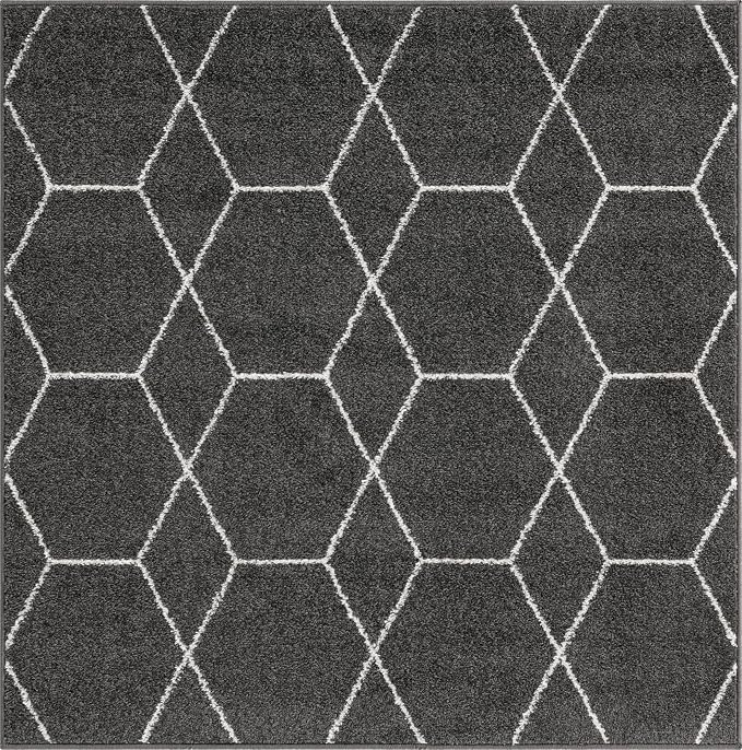 Unique Loom Trellis Frieze Collection Area Rug - Image 9