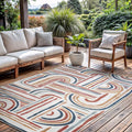 CAMILSON Indoor Outdoor Rug, Easy-Cleaning Non-Shedding Living Room, Garden and by CAMILSONIndoorOutdoorAreaRugs
