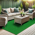 Ottomanson Artificial Grass Turf 7'10" x 42' Indoor Outdoor Faux Grass Rug by Ottomanson