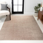 JONATHAN Y Haze Solid Low-Pile Beige Indoor Area Rug 3x5, Minimalist, by JONATHANY