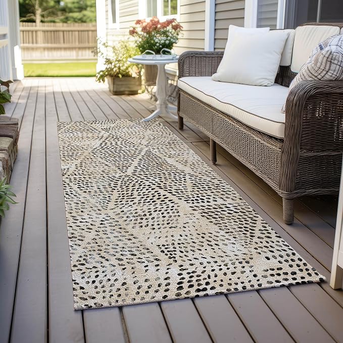 Addison Rugs Chantille ACN591 Beige 2'3" x 7'6" Indoor Outdoor Hallway Runner - Image 6