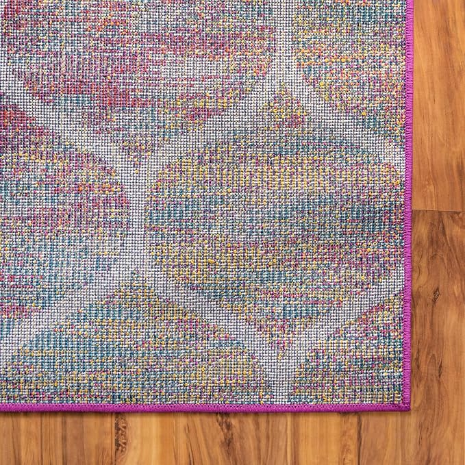 Rugs.com Lattice Frieze Collection Rug – 8' x 10' Multi Medium Rug Perfect - Image 9