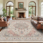 9x12 Large Area Rugs for Living Room Ultra-Soft Washable Rug Vintage Distressed by NakedCloud